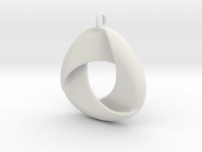 Mobius Loop 220701_0006 in White Natural Versatile Plastic