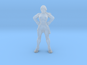 Wonder Woman HO scale 20mm miniature model figure in Smooth Fine Detail Plastic