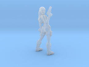 Lara Croft 1/60 miniature for games and rpg in Tan Fine Detail Plastic