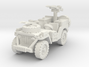 SAS Jeep Europe 1/56 in White Natural Versatile Plastic