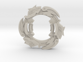 Beyblade Fortressborg | CCG Attack Ring in Natural Sandstone