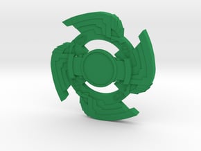 Beyblade Falborg-2 attack ring in Green Processed Versatile Plastic