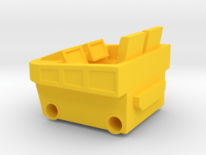 GI Joe Adventure Team - MSV Front Cab in Yellow Processed Versatile Plastic