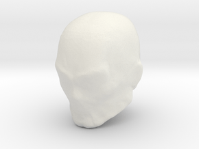 Masked wrestler head (Blank) Origins in White Natural Versatile Plastic