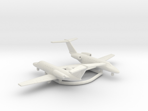 Cessna 525C Citation CJ4 in White Natural Versatile Plastic: 6mm
