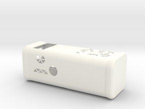 K+ 3D Printed Li-Ion Battery Power Bank in White Smooth Versatile Plastic