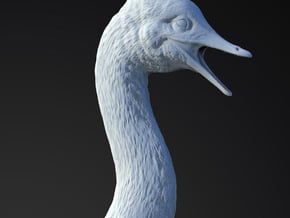 Halszkaraptor in White Natural Versatile Plastic