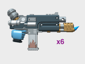 Standard: Mk2a Flamebolt Gun in Tan Fine Detail Plastic: Small