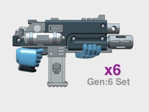 G:6 Set: Mk2a Thermobolt Gun in Tan Fine Detail Plastic: Small
