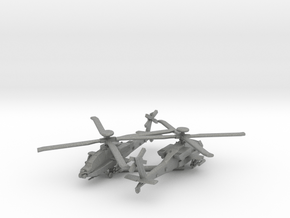 Boeing AH-64D Longbow Apache Attack Helicopter in Gray PA12: 1:350