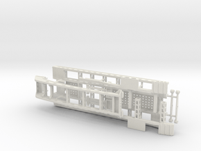 1/64th Murray type Loadmaster Lowboy w long neck in White Natural Versatile Plastic