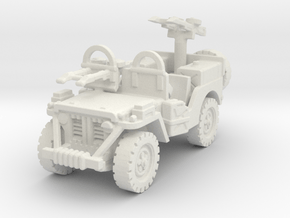 SAS Jeep Europe Armoured 1/100 in White Natural Versatile Plastic