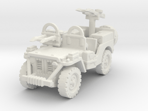 SAS Jeep Europe Armoured 1/120 in White Natural Versatile Plastic