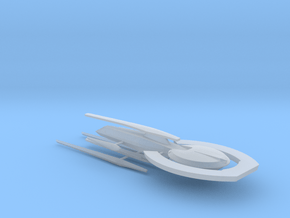 USS Credence (Jointed) / 8.5cm - 3.5in in Smooth Fine Detail Plastic
