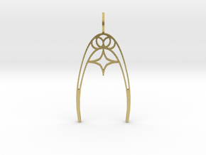 Soulgate (of Illuminated Space) in Natural Brass