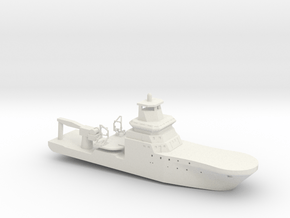 1/350 Scale HMNZS Manawanui in White Natural Versatile Plastic