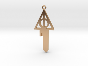 Deathly Hallows Key Blank in Polished Bronze