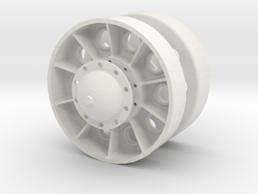 1/10 T34-lead_wheel in White Natural Versatile Plastic
