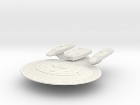 Federation Springfield Class Cruiser in White Natural Versatile Plastic