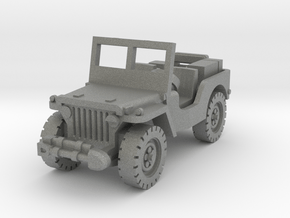 Jeep airborne (radio) (window up) 1/87 in Gray PA12