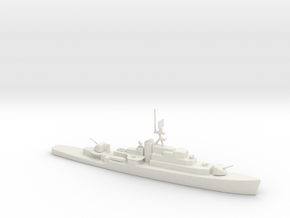 1/600 Scale FGS Scharnhorst 1965 in White Natural Versatile Plastic
