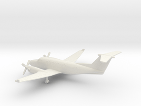Beechcraft Super King Air 350 in White Natural Versatile Plastic: 1:200