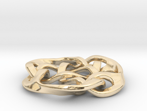 celtic knot 36mm in 14K Yellow Gold