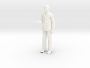 James Bond - MWTGG - Scaramanga in White Processed Versatile Plastic