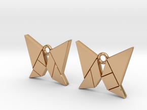 Butterfly tangram in Polished Bronze