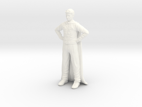 Captain Nice - Standard Pose - 1.24 in White Processed Versatile Plastic