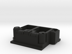 TF TR Titan Fortress Double Matrix Holder in Black Smooth Versatile Plastic
