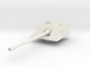 E-100 Ausf D Turret 1/144 in White Natural Versatile Plastic