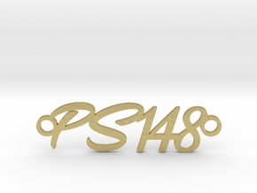 PS148 Pendant/ Bracelet in Natural Brass