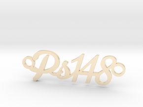 Ps148 Pendant/ Bracelet in 14k Gold Plated Brass