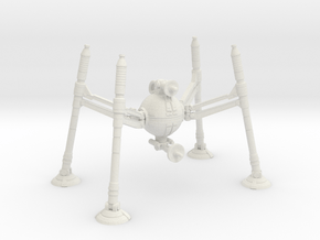 6mm Homing Spider Droid in White Natural Versatile Plastic