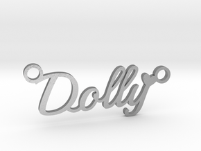 Dolly Pendant in Natural Silver