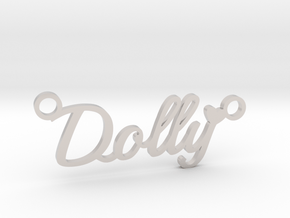 Dolly Pendant in Platinum