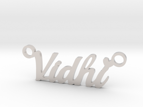 Vidhi Pendant in Platinum