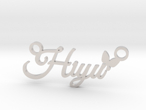 Hiyu Pendant in Platinum