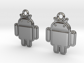 Bugdroid in Polished Silver
