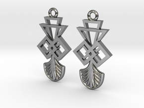 Art deco inspi in Polished Silver