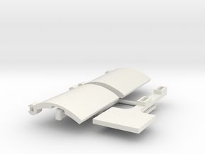 Skystriker Landing Gear Covers in White Natural Versatile Plastic
