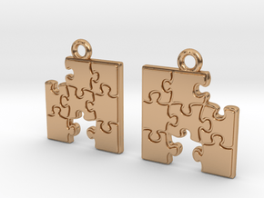 Puzzle in Polished Bronze
