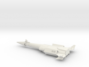 Leif Erikson Galactic Cruiser ship - 2 in White Natural Versatile Plastic