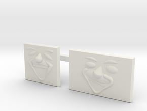HO/OO Hornby Inspired Troublesome Faces in White Natural Versatile Plastic
