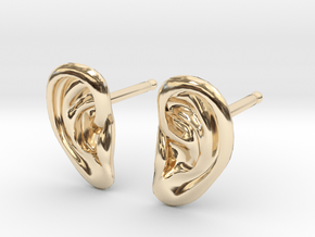 Ear-rings in 14k Gold Plated Brass
