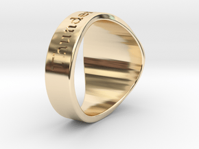 Muperball jazzz Ring S27 in 14k Gold Plated Brass