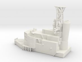 1/700 Scale CLG Forward Structure in White Natural Versatile Plastic