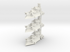 Gothic Artillery x3 in White Natural Versatile Plastic