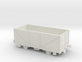 HO/OO Lionel Style 7-Plank Wagon Chain v2 in White Natural Versatile Plastic